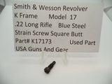 K17173 Smith & Wesson K Frame Model 17 Revolver Strain Screw Used Part .22 LR