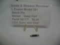 581171 Smith & Wesson Revolver L Frame Model 581 .357 Stock Pin Used Part