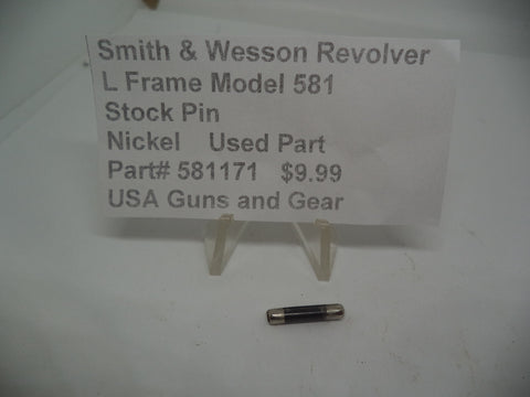581171 Smith & Wesson Revolver L Frame Model 581 .357 Stock Pin Used Part