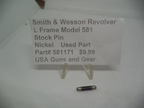 581171 Smith & Wesson Revolver L Frame Model 581 .357 Stock Pin Used Part