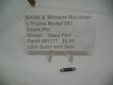 581171 Smith & Wesson Revolver L Frame Model 581 .357 Stock Pin Used Part