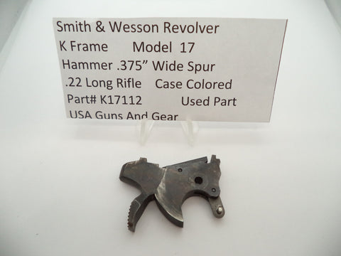 K17112 Smith & Wesson K Frame Model 17 Revolver Hammer.375" Used Part .22 LR