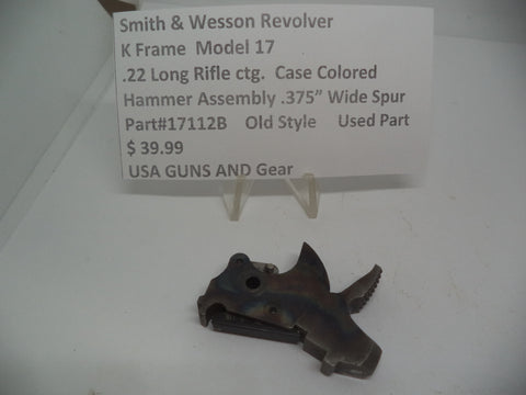 17112B Smith & Wesson K Frame Model 17 Used .375" Hammer Wide Spur Old Style