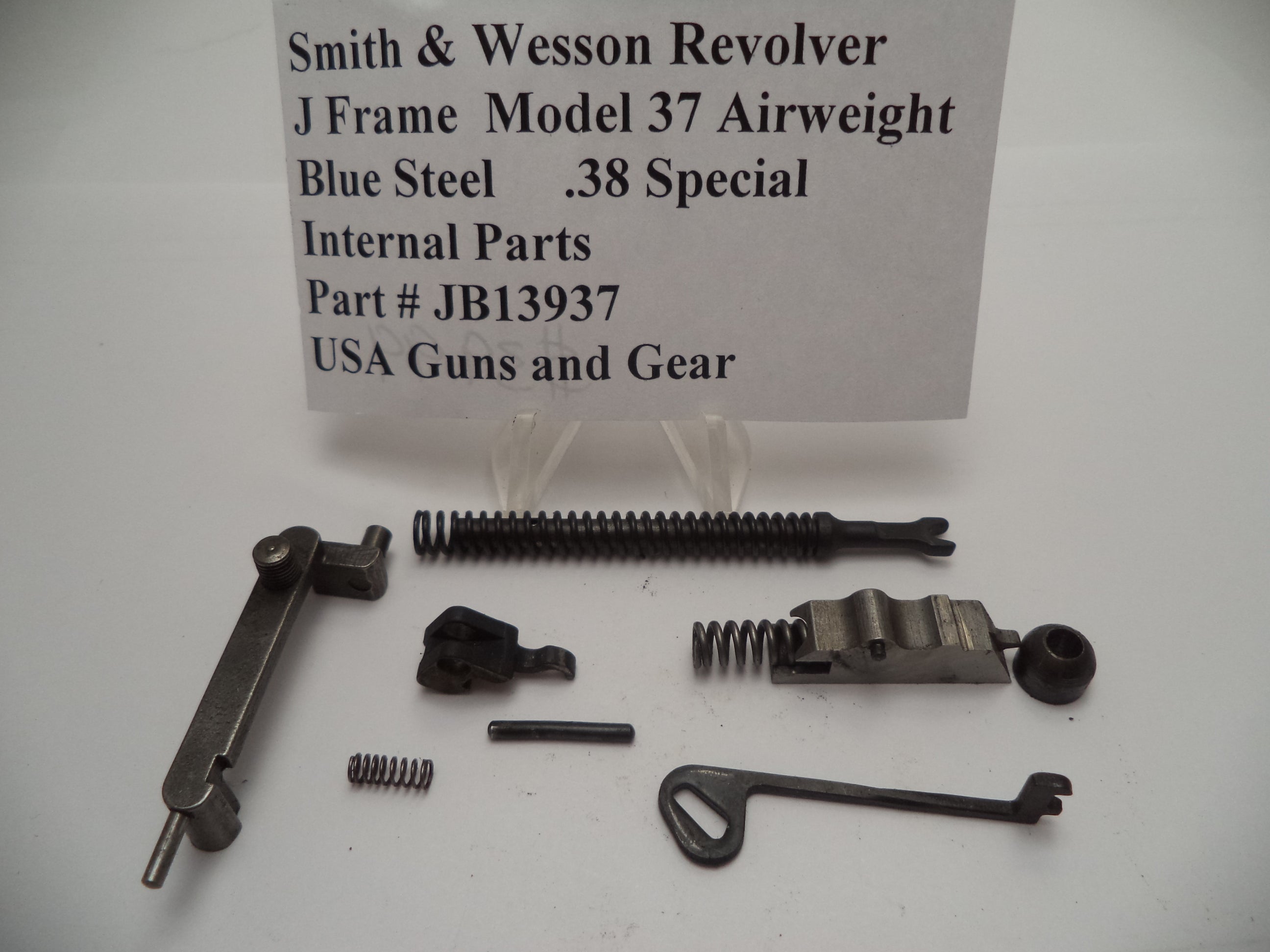 JB13937 Smith & Wesson J Frame Model 37 Airweight Internal Parts Used .38 Special