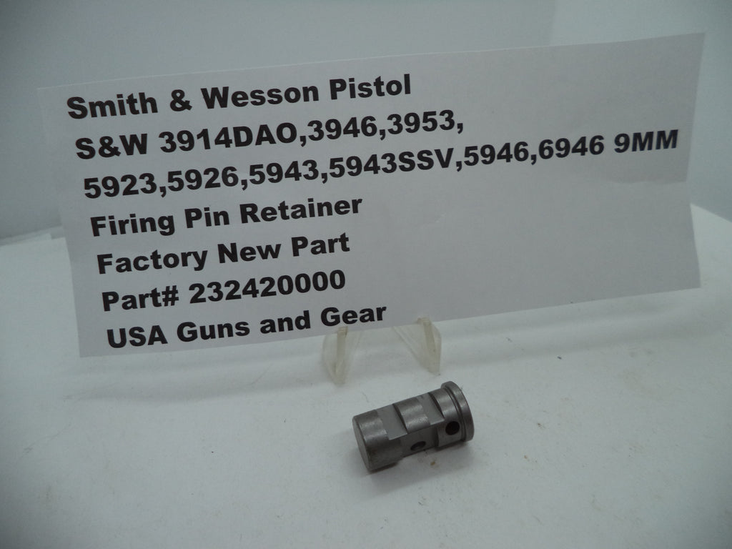 S&W Firing Pin Retainer Model 3914DAO 3946 3953 5923 6946 232420000