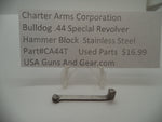 CA44T Charter Arms Revolver Model Bulldog Used Hammer Block .44 Special