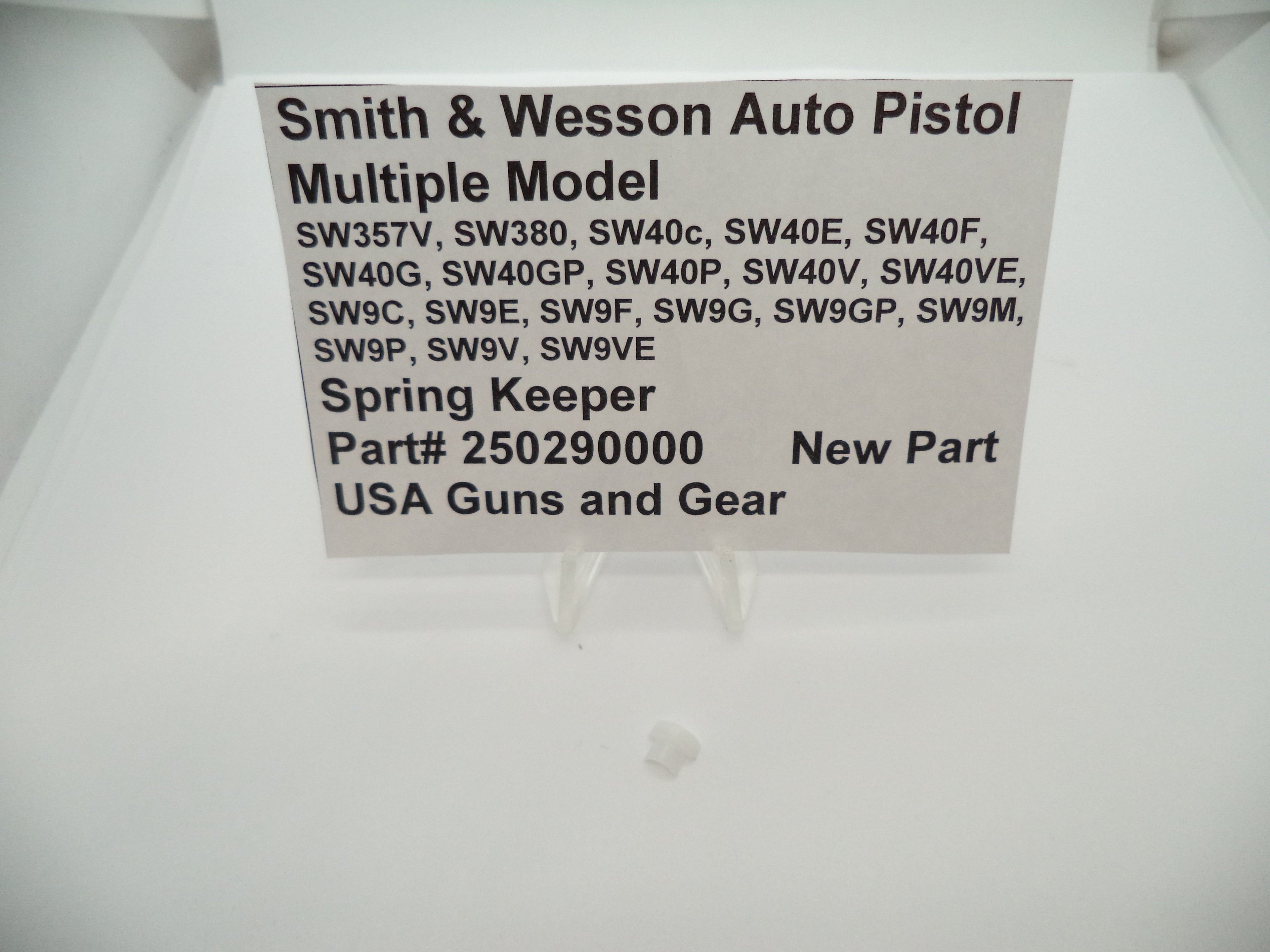 S&W Sigma Spring Keeper | OEM 250290000