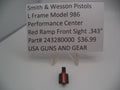 Smith & Wesson Performance Center Front Sight - Red Ramp - .343" Height - 243280000