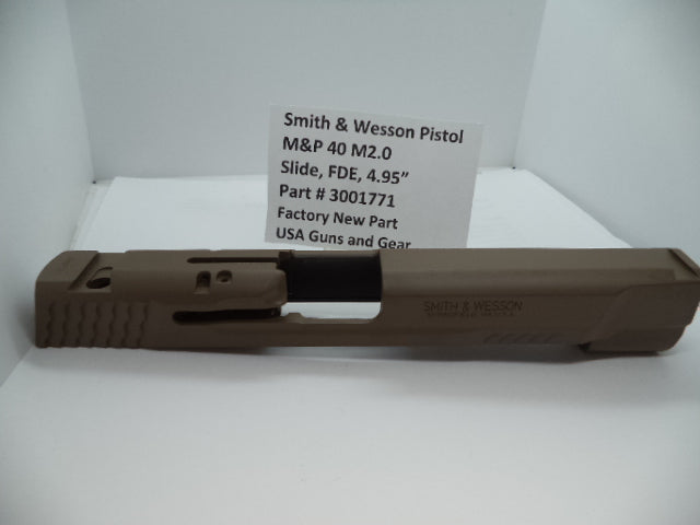Smith & Wesson M&P 40 M2.0 Slide - FDE (Flat Dark Earth) - Factory OEM Part 3001771