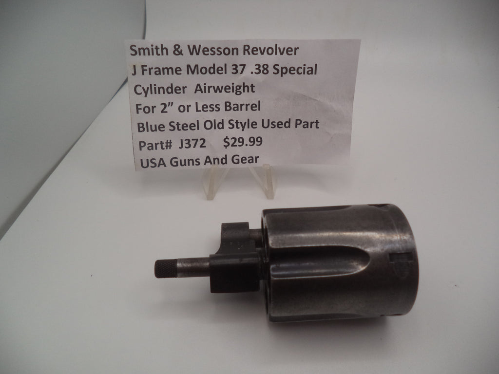 J372 S&W Revolver J Frame Model 37 Cylinder Airweight .38 Special