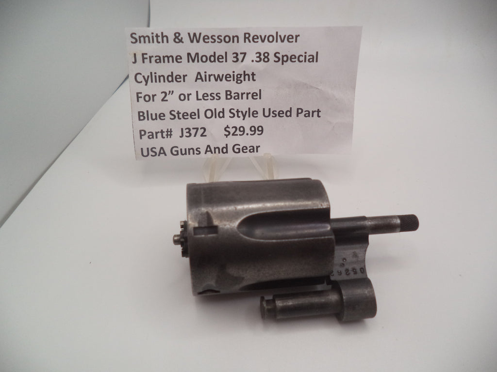 J372 S&W Revolver J Frame Model 37 Cylinder Airweight .38 Special