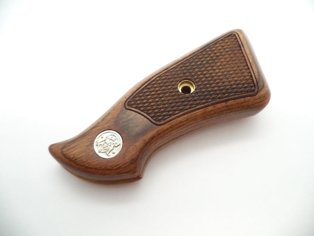 Smith & Wesson J Frame Checkered Dymondwood Grips Square Butt with Hardware - 219940000