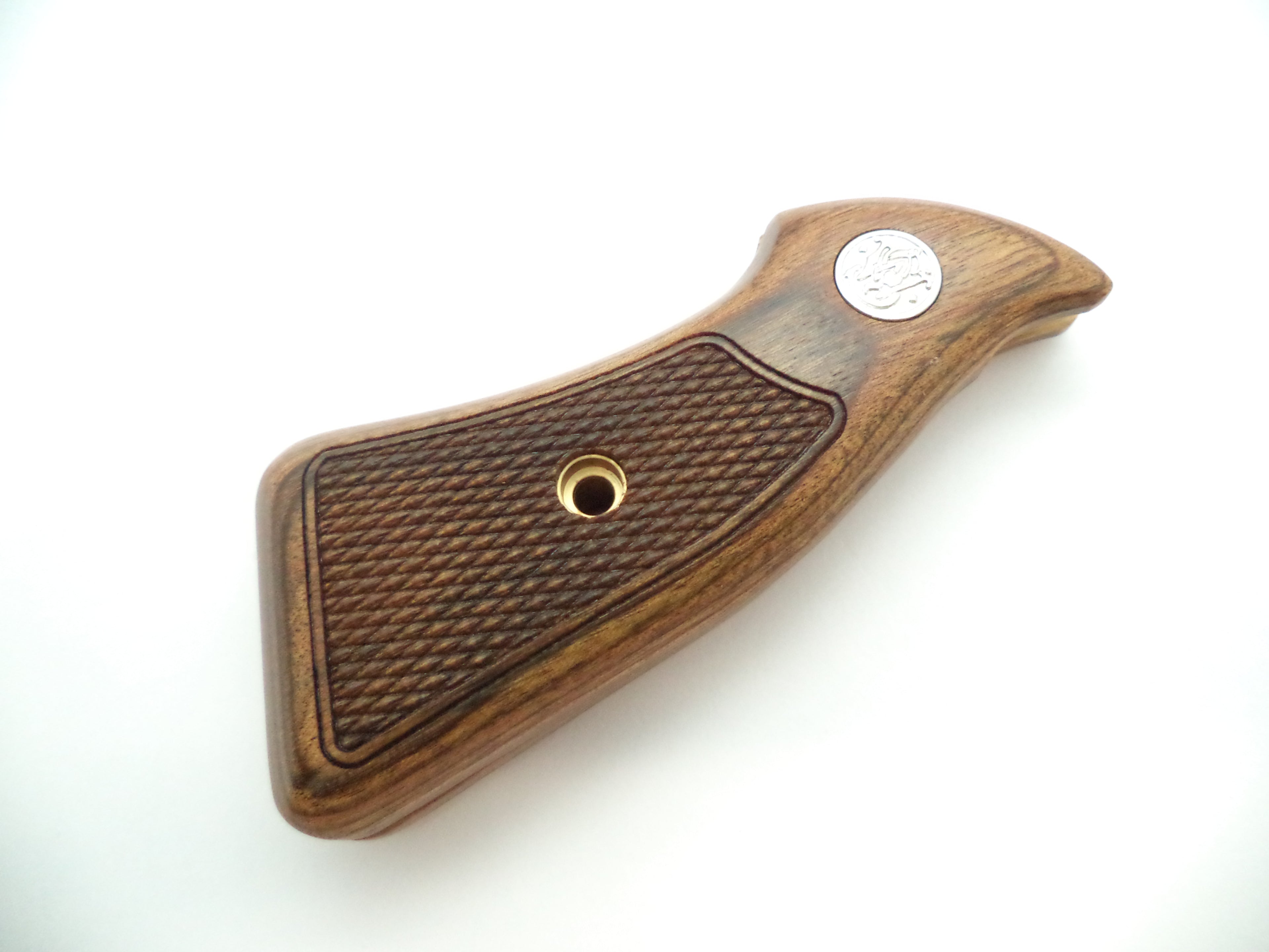 Smith & Wesson J Frame Checkered Dymondwood Grips Square Butt with Hardware - 219940000