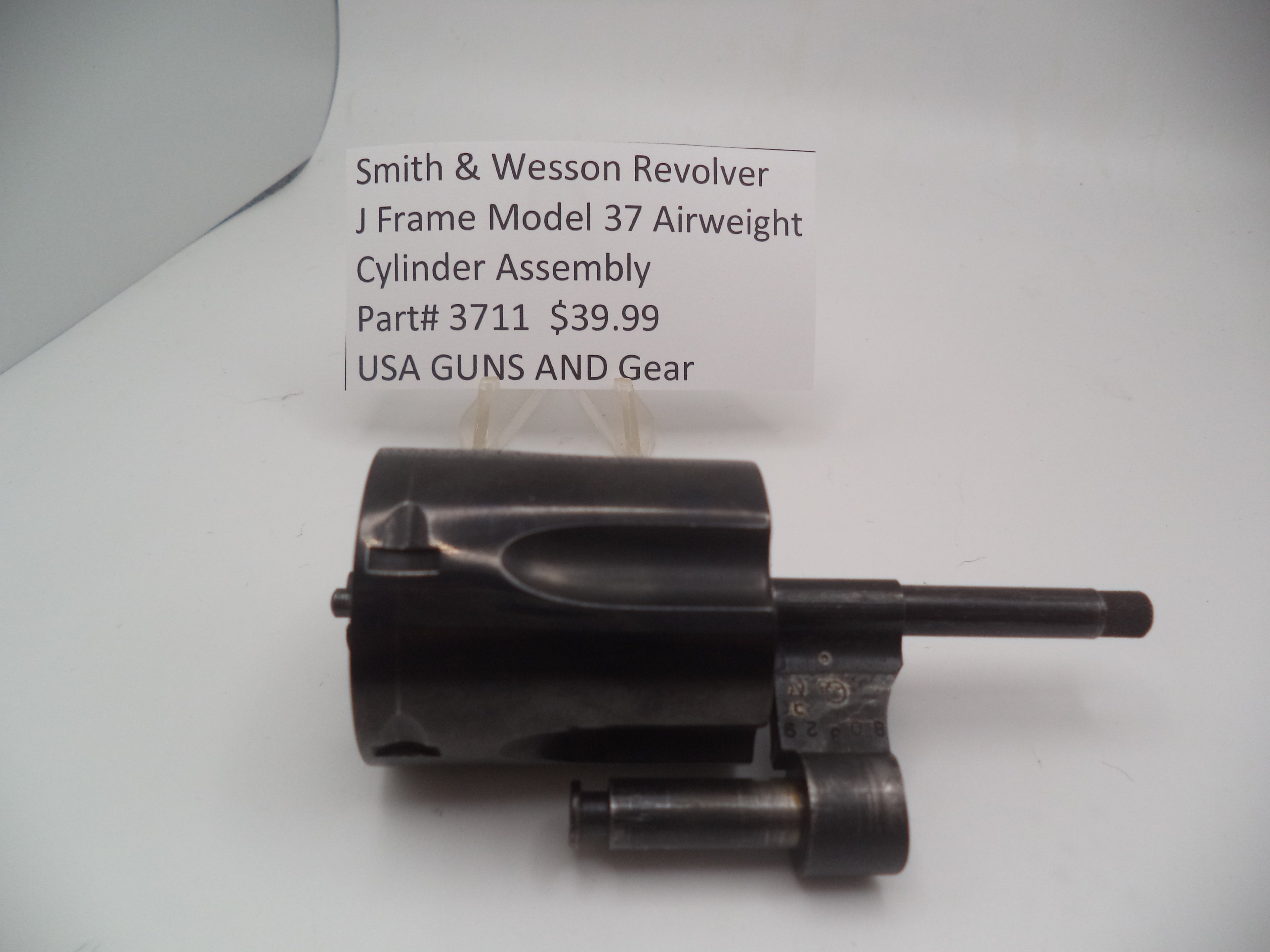 Smith & Wesson J Frame Model 37 Cylinder Assembly - Airweight 5-Shot Blued