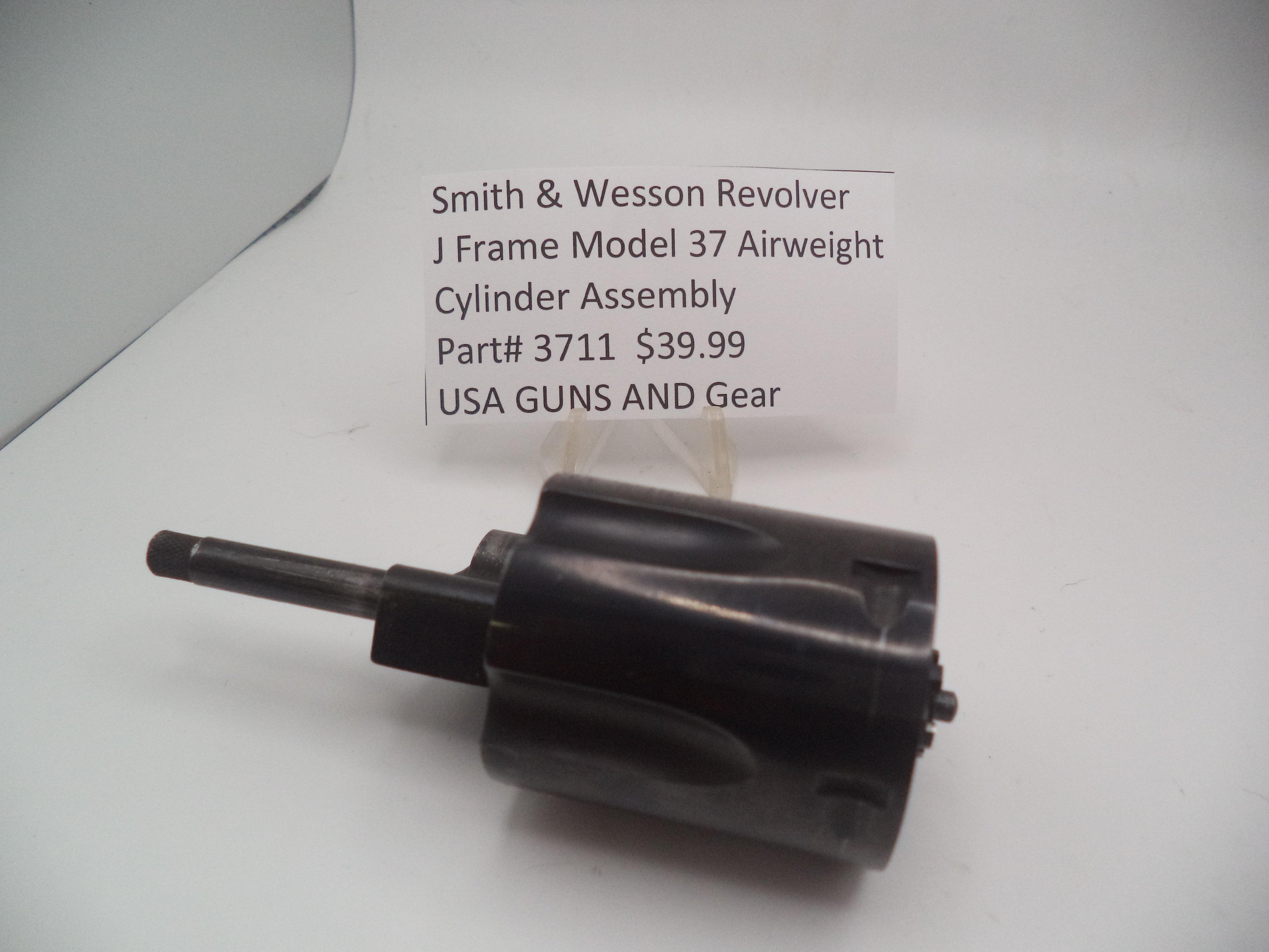 Smith & Wesson J Frame Model 37 Cylinder Assembly - Airweight 5-Shot Blued