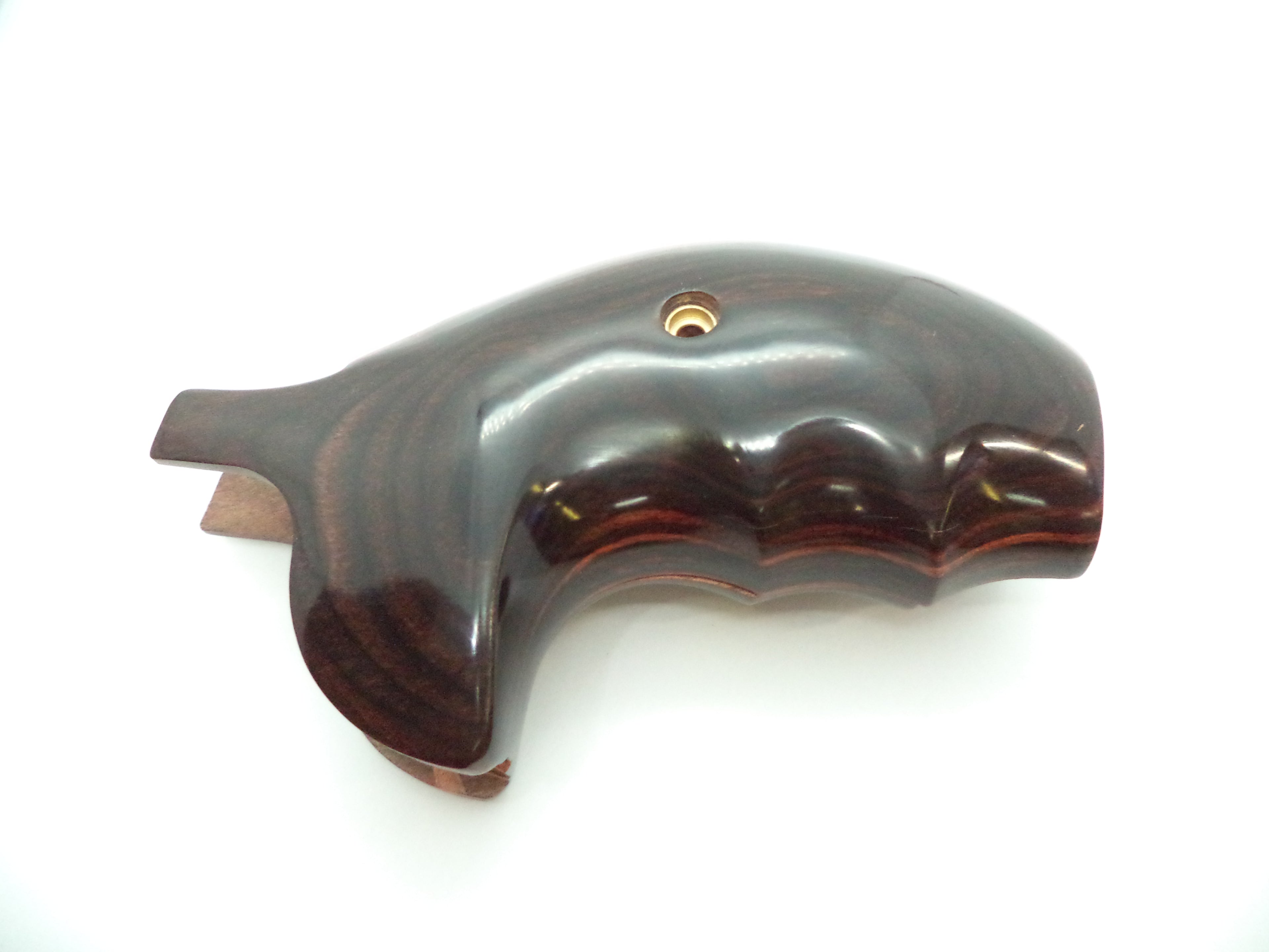 Smith & Wesson K & L Frame Rosewood Grips with Finger Grooves - Round Butt Only - Factory New Part 227760000