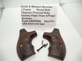 Smith & Wesson J Frame Grips with Finger Grooves - Round Butt Only - Titanium Charcoal Ruby - Factory New Part 228250000