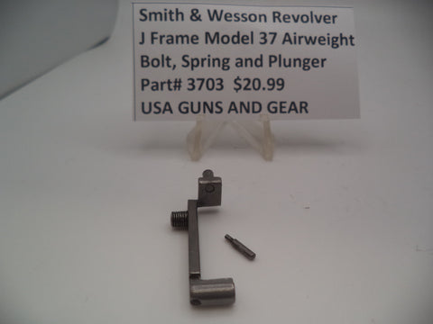 3703 Smith & Wesson Revolver J Frame Model 37 Bolt, Spring and Plunger