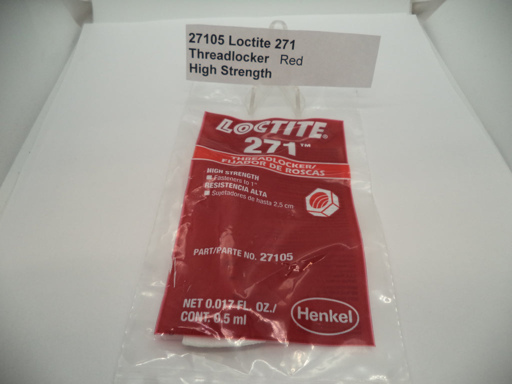 27105 Loctite 271 Threadlocker Red High Strength
