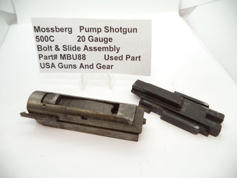MBU88 Mossberg Shotgun 500C 20 Ga. Pump Shot Gun Bolt & Slide Assembly