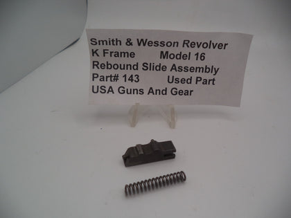 143 Smith and Wesson K Frame Model 16 Rebound Slide & Spring Used .32