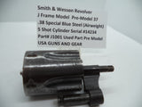 J1001 Smith & Wesson J Frame Model Pre37 Airweight Cylinder 2" Serial 14234 38 Special Used