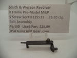 9 Smith & Wesson K Frame Pre Model M&P Used Bolt Assembly .32-20 ctg.