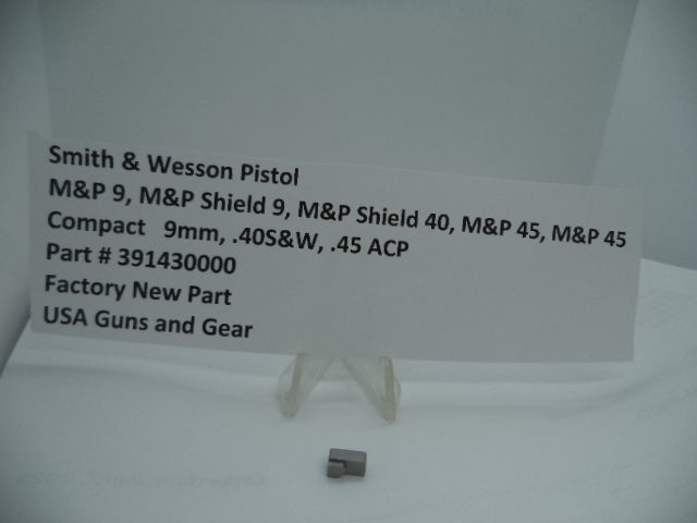 Smith & Wesson M&P Manual Safety Detent - 9mm/.40/.45 Shield & Compact - Factory OEM 391430000
