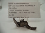K38E Smith & Wesson K Frame Model K38 Used Trigger Assembly .38 Caliber