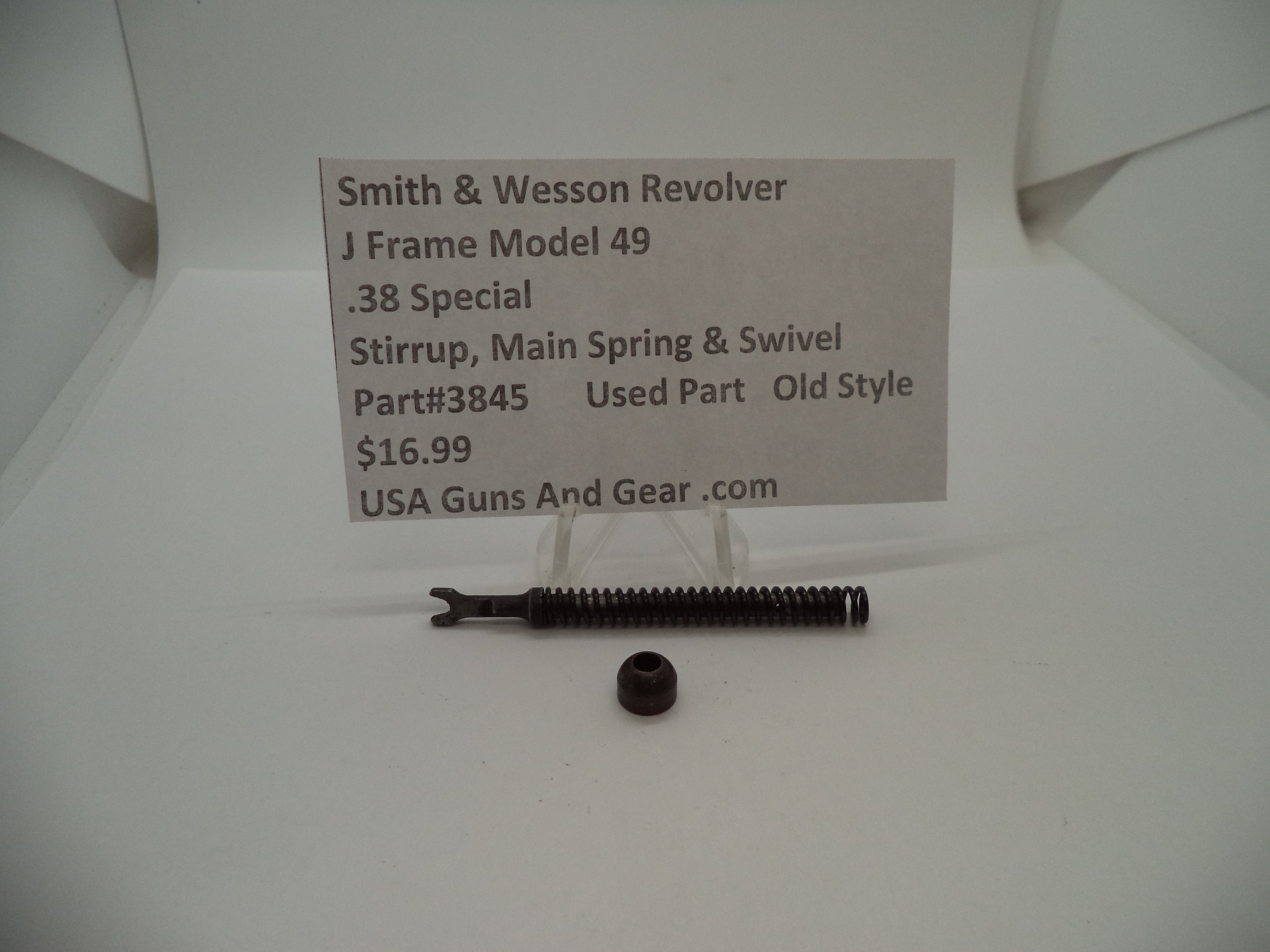 3845 Smith & Wesson J Frame Model 49 Stirrup Spring & Plunger .38 Special
