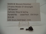 3781 Smith & Wesson J Frame Model 37 Airweight Cylinder Stop & Spring .38 Special