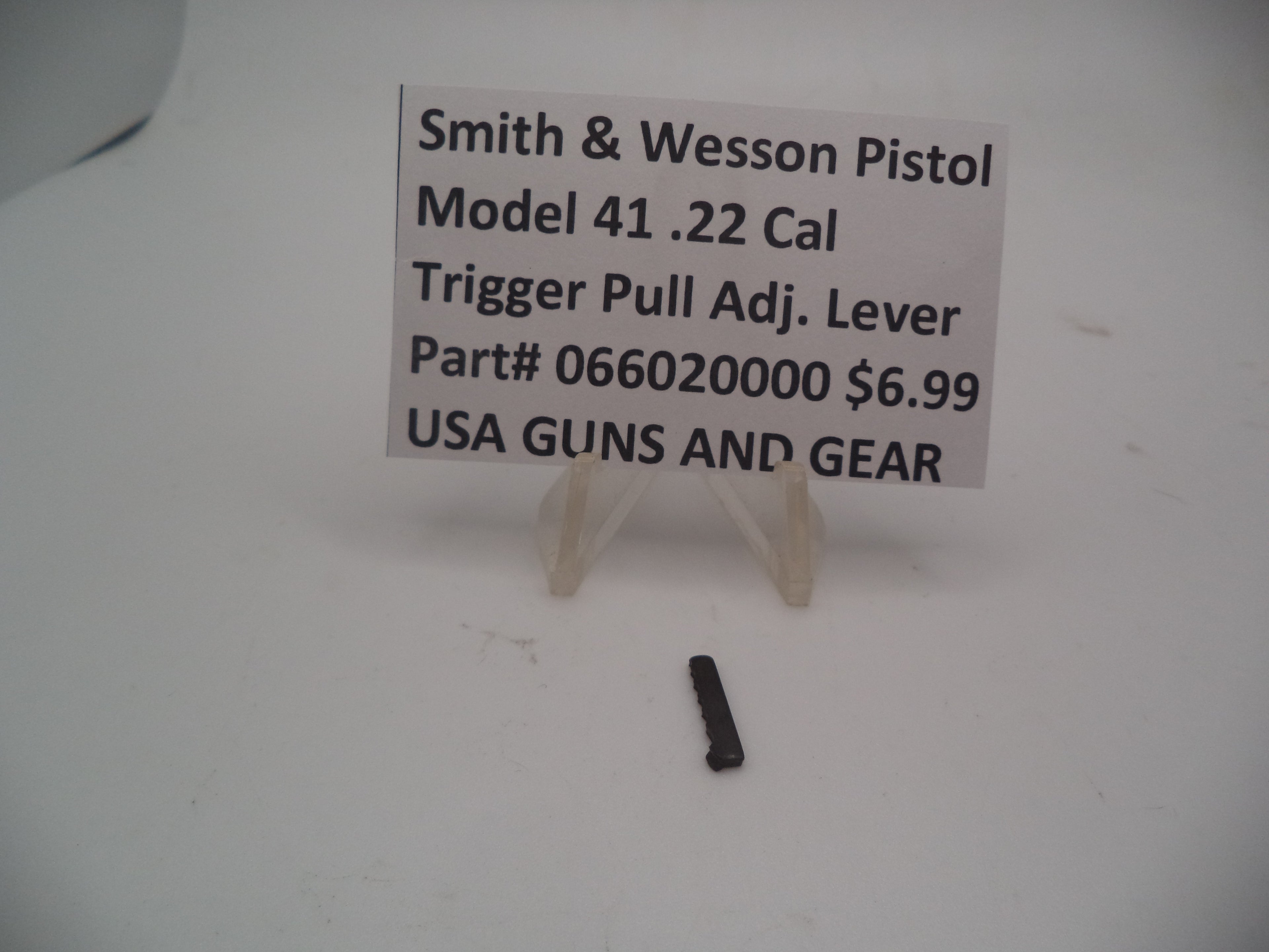 S&W Pistol Model 41 Trigger Pull Adj. Lever 066020000