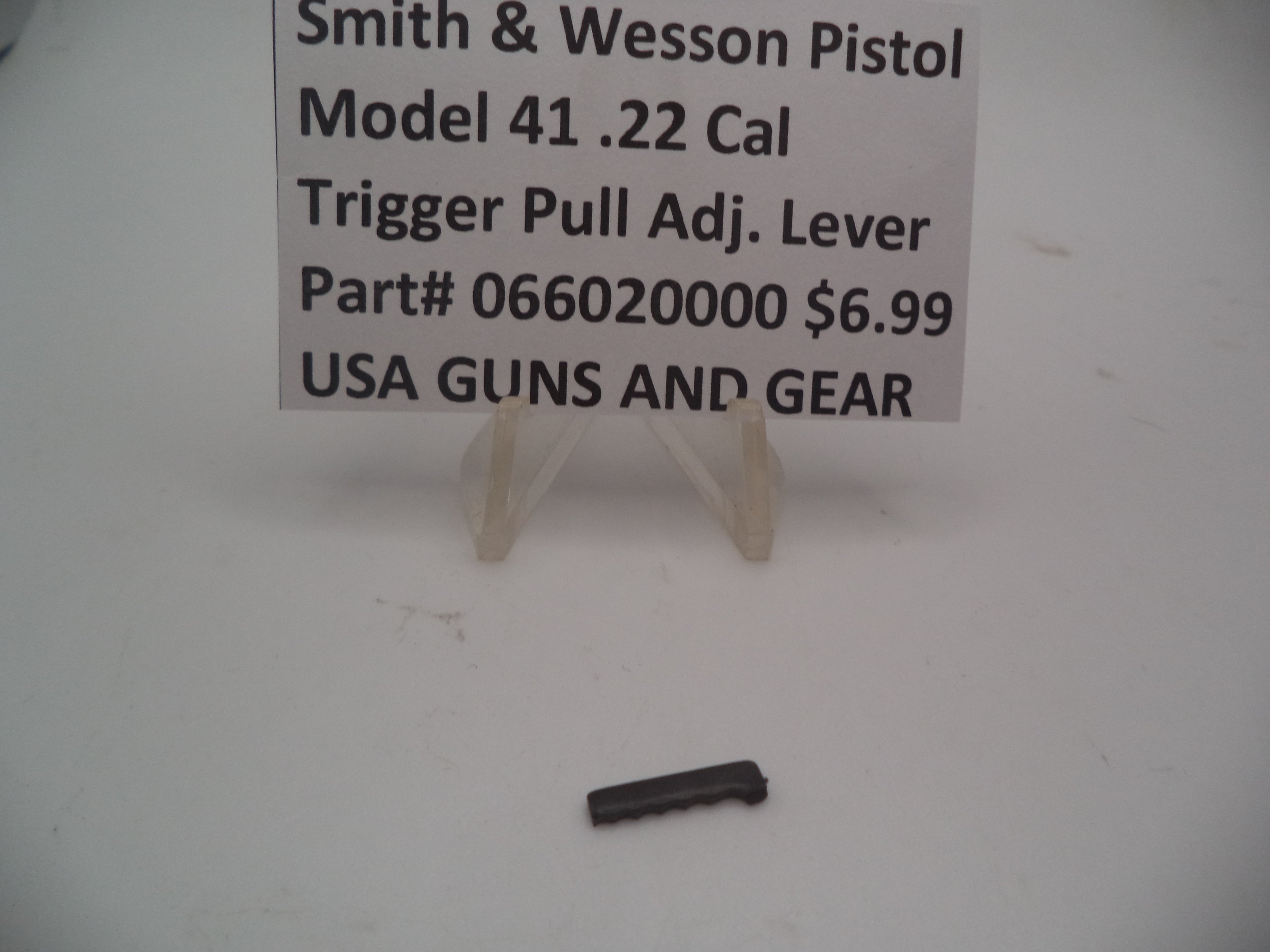 S&W Pistol Model 41 Trigger Pull Adj. Lever 066020000