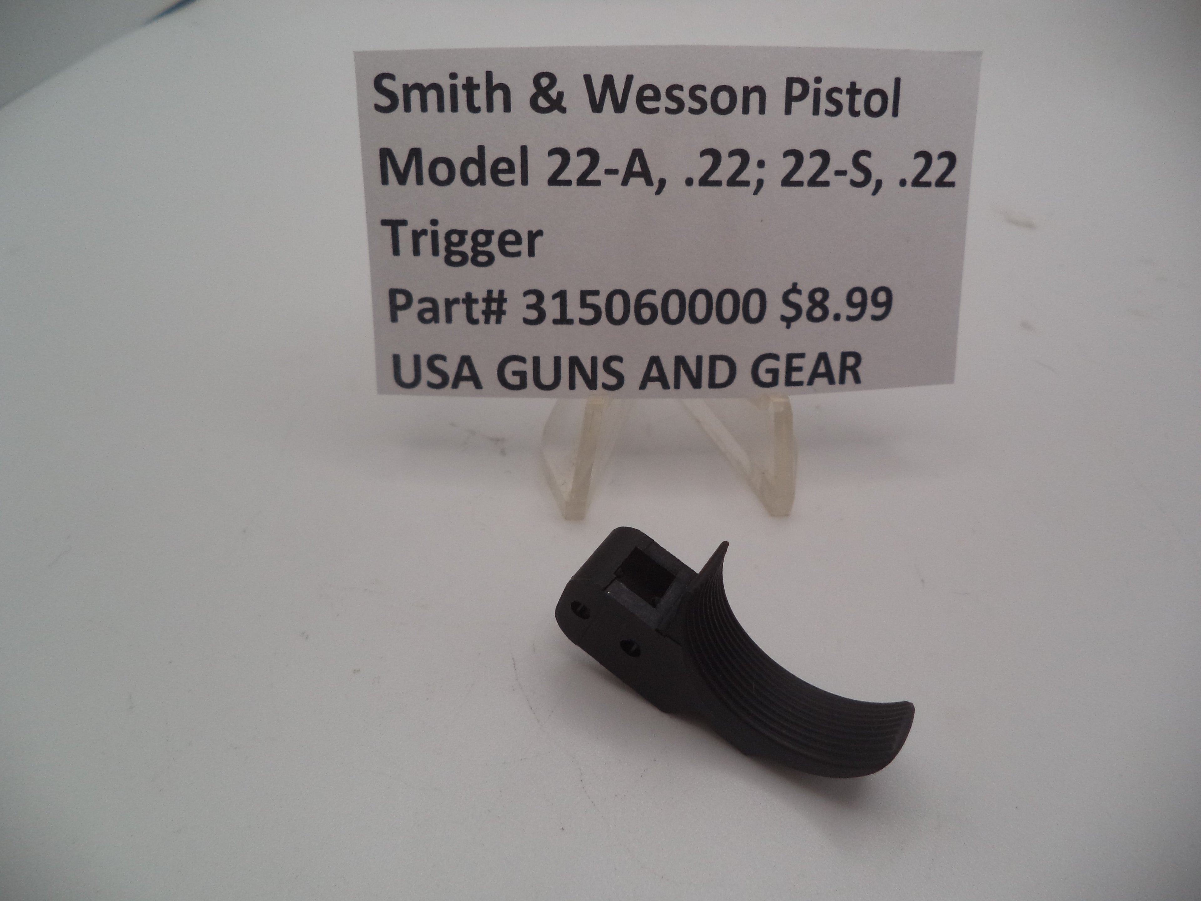 315060000 Smith & Wesson Pistol Model 22A, 22S Trigger New part