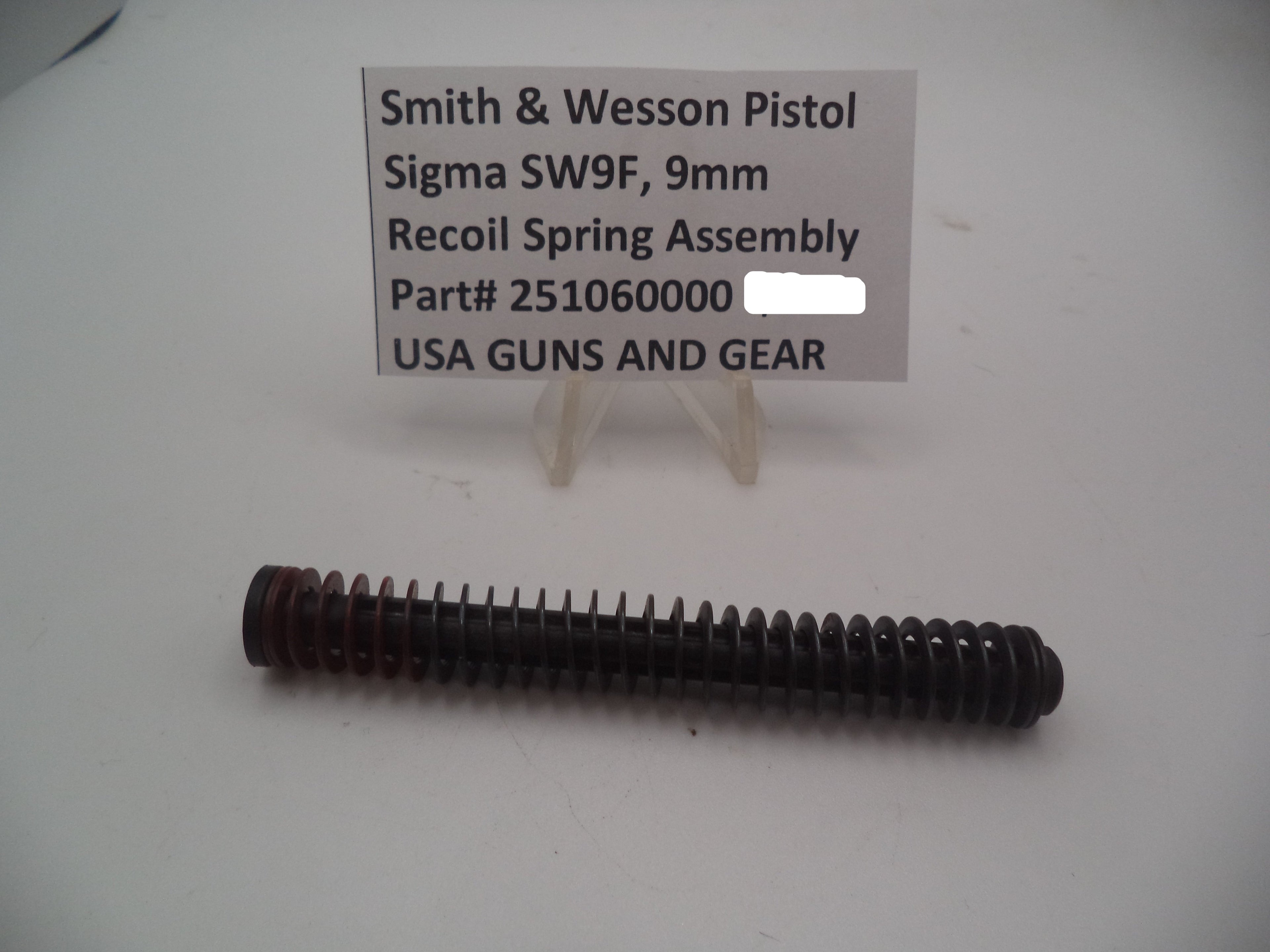 Smith & Wesson Sigma SW9F Recoil Spring Assembly - OEM Part 251060000