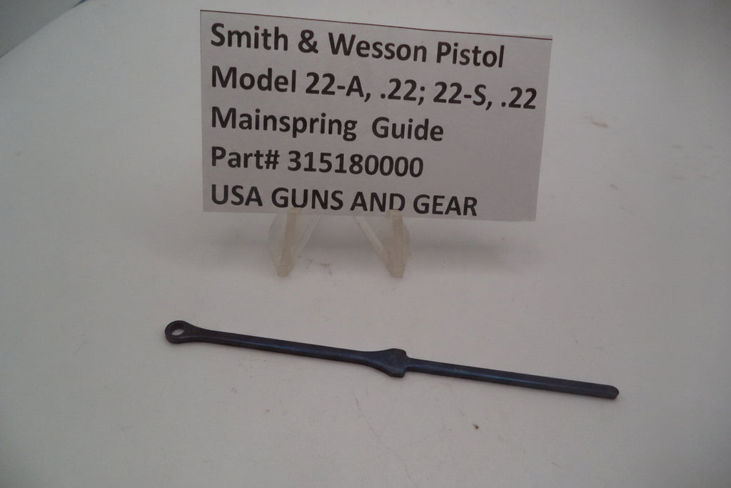Smith & Wesson Model 22-A / 22-S Mainspring Guide - .22 LR Target Pistol - 315180000