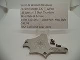 337156U Smith & Wesson J Frame Model 337TI Airlite Side Plate & Screws