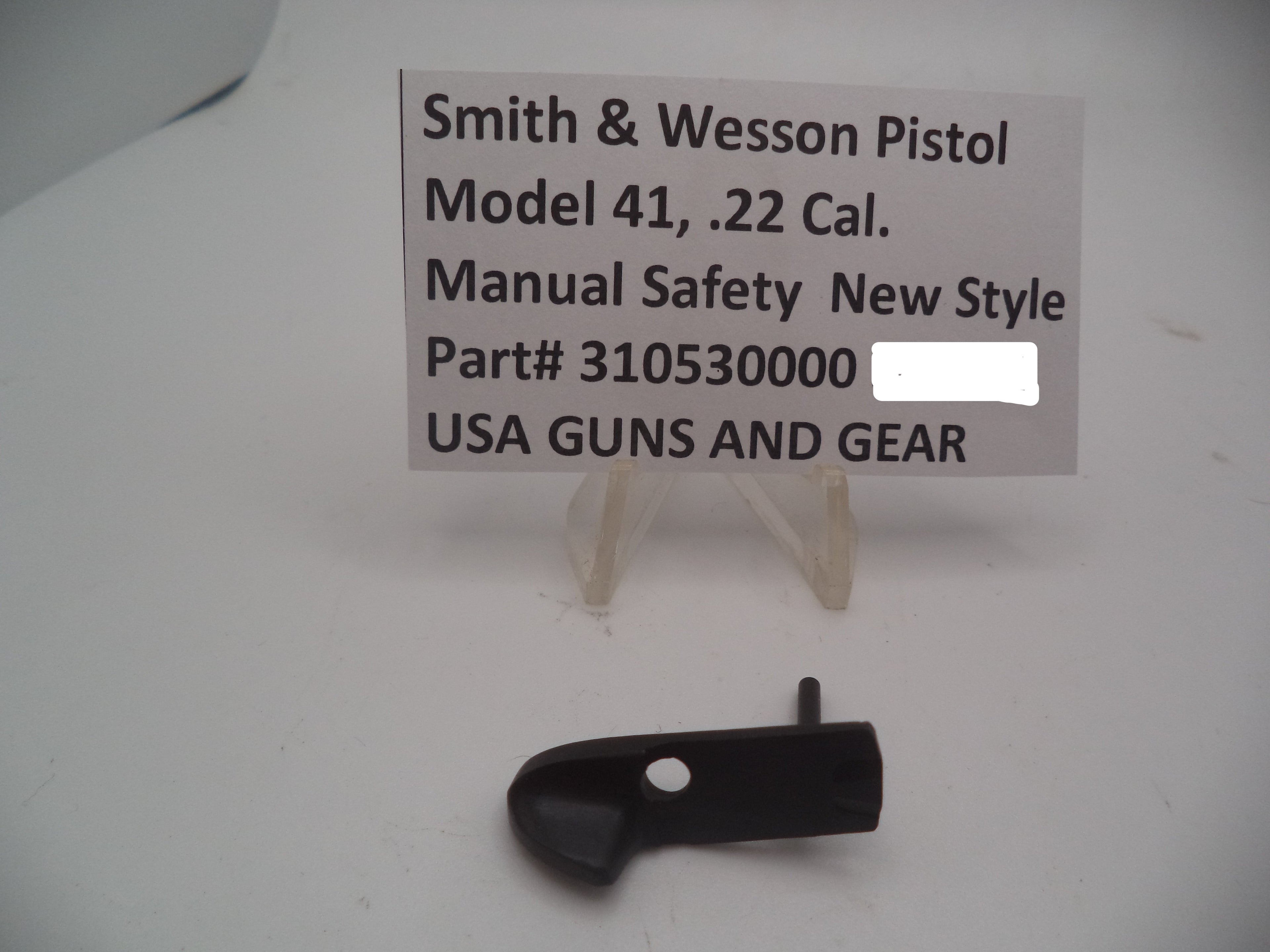 310530000 Smith & Wesson Pistol Model 41 Manual Safety  New Style