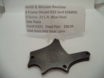 K223 Smith & Wesson K Frame Model K22 Used Side Plate .22 L.R