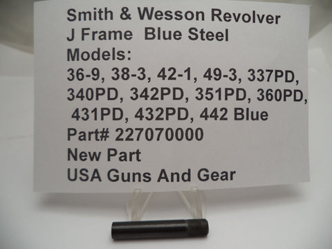 227070000 Smith & Wesson J Frame Extractor Rod Blue New Revolver Part
