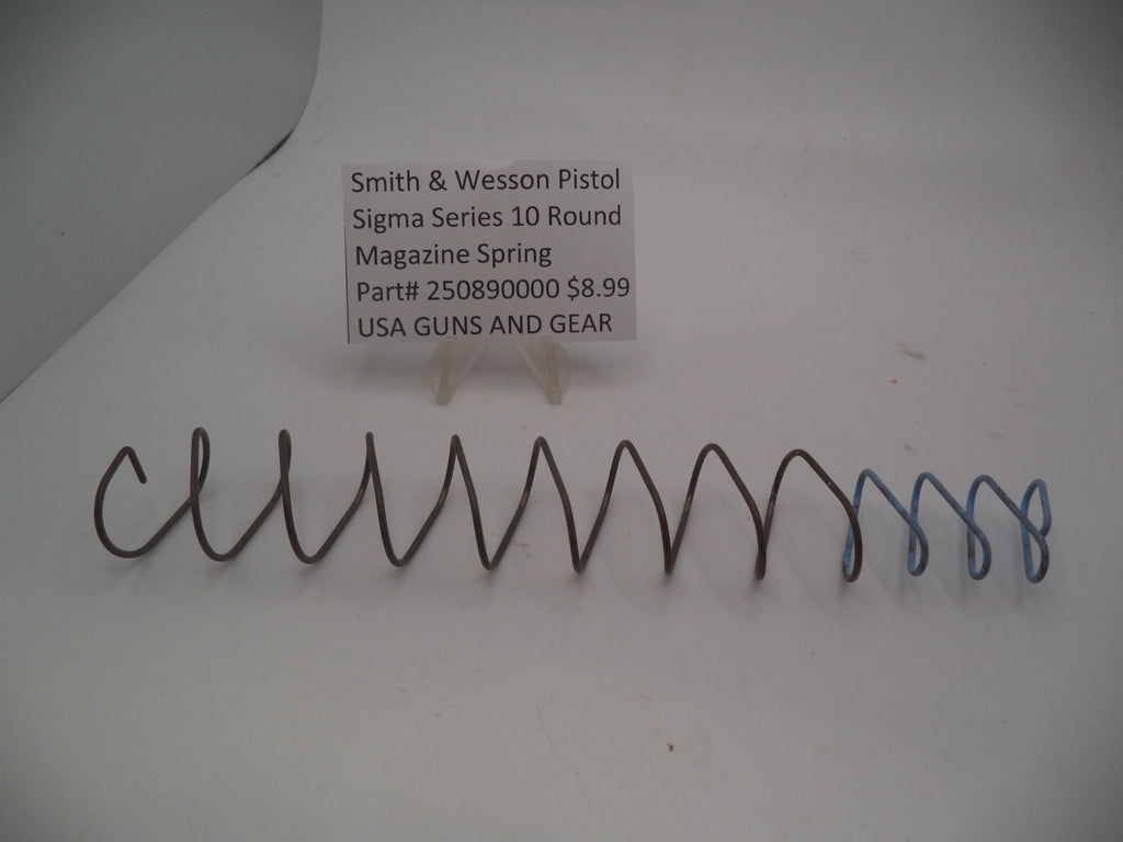 250890000 Smith & Wesson Pistol Sigma Magazine Spring 9mm 17 Rounds