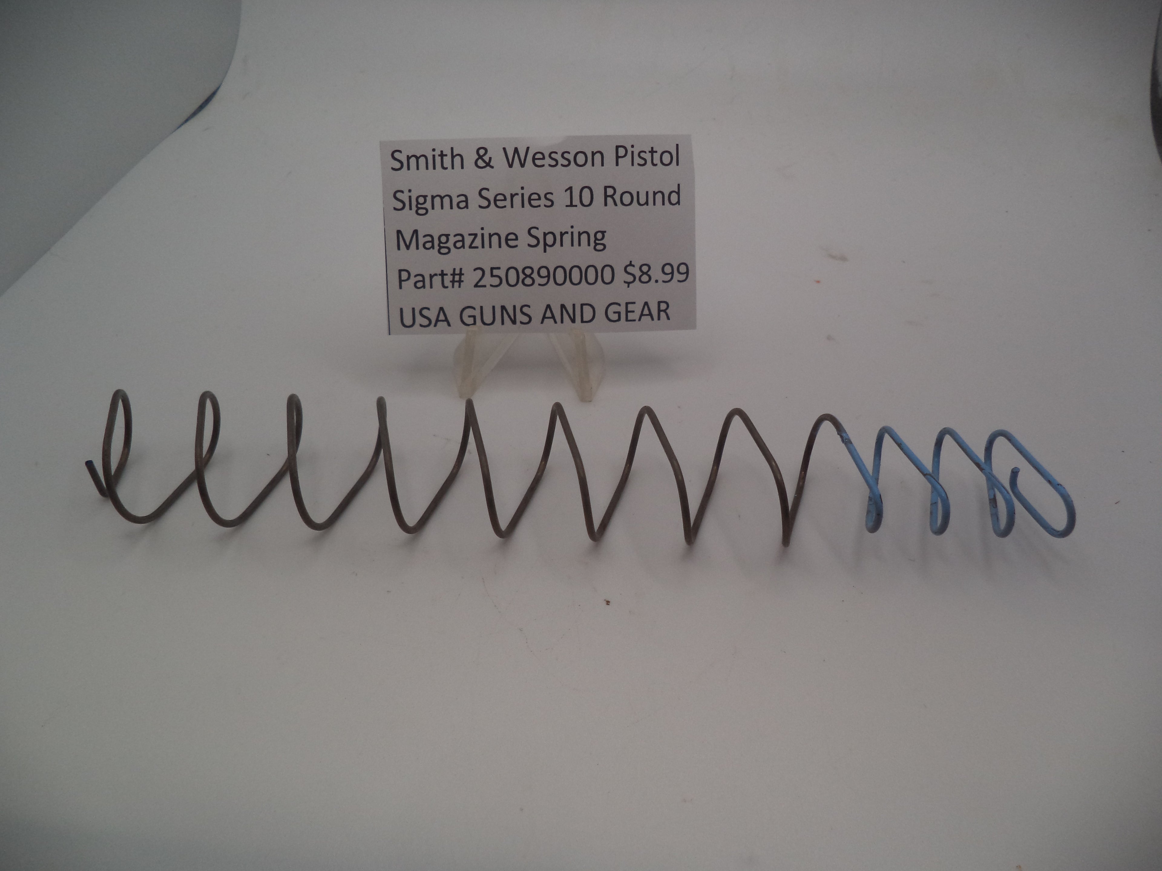 250890000 Smith & Wesson Pistol Sigma Magazine Spring 9mm 17 Rounds