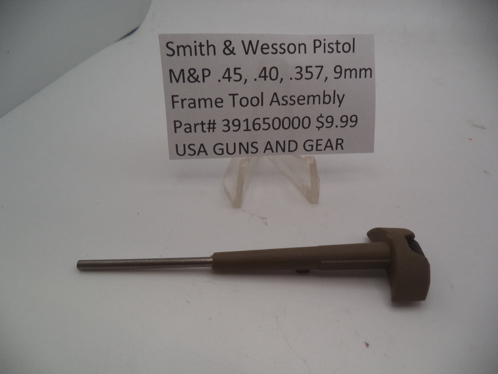 Smith & Wesson M&P Frame Tool Assembly - Flat Dark Earth - 9mm/.40/.45/.357 - Factory OEM Part 391650000