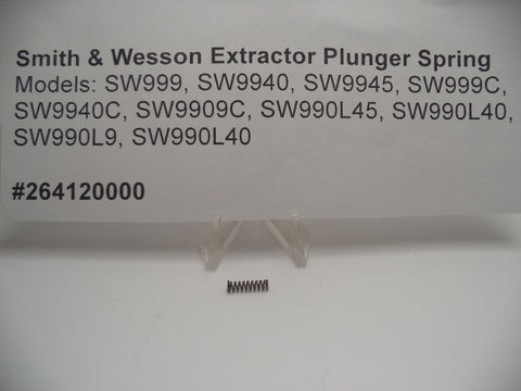 264120000 Smith & Wesson Extractor Plunger Spring New Pistol Part