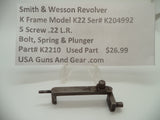 K2210 Smith & Wesson K Frame Model K22 Bolt Spring & Plunger .22 L.R