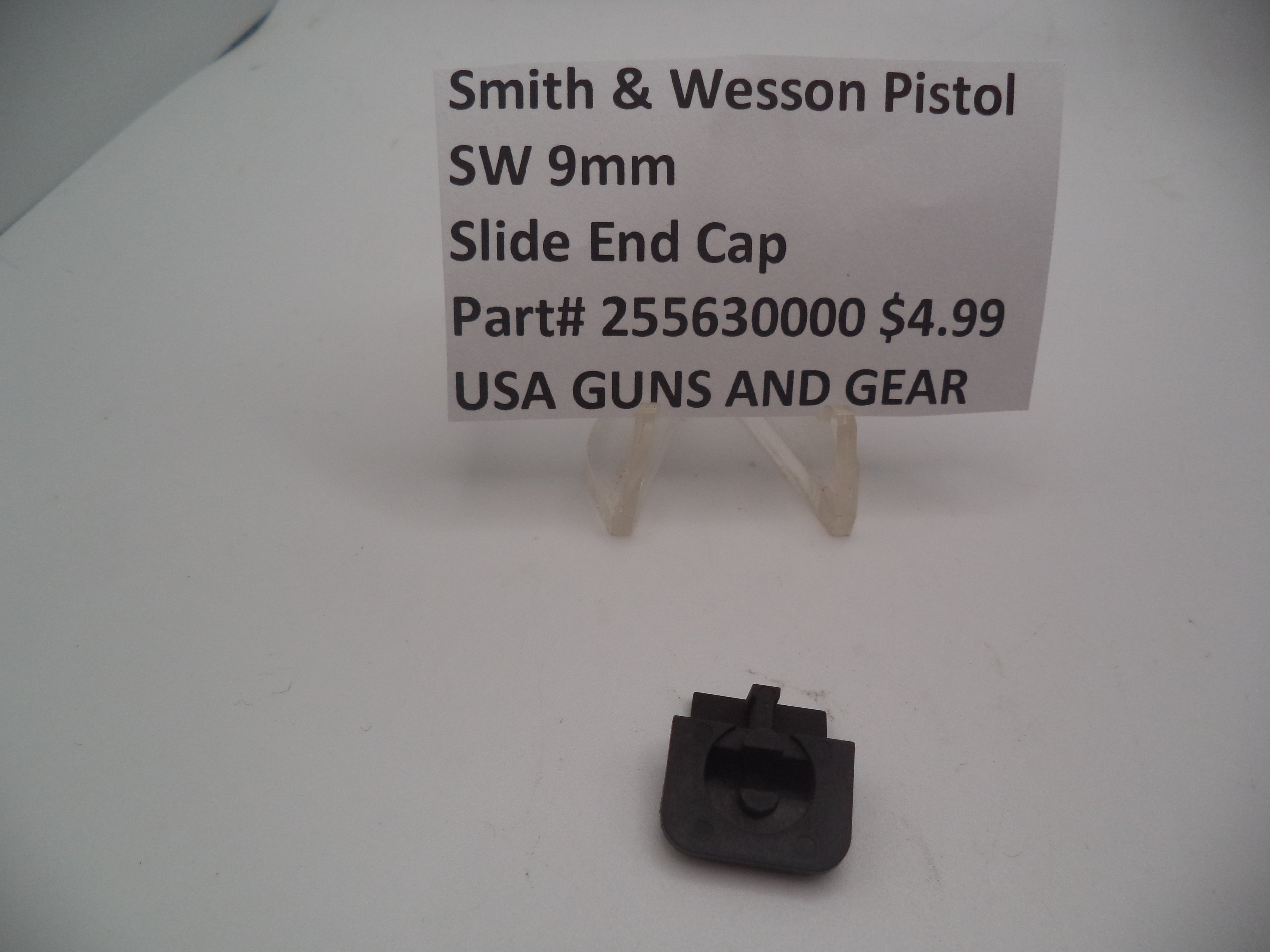 255630000 Smith & Wesson Pistol  SW9mm Slide End Cap 9mm New Part