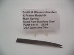 64141 Smith & Wesson K Frame Revolver Model 64 .38 Special Main Spring