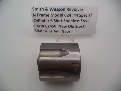 62458 Smith & Wesson N Frame Model 624 Cylinder Assembly SS .44 Special
