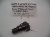 J136A Smith & Wesson Used J Frame Model 38 Blue .38Spl Airweight 2" Barrel Pinned