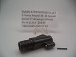 J136A Smith & Wesson Used J Frame Model 38 Blue .38Spl Airweight 2" Barrel Pinned